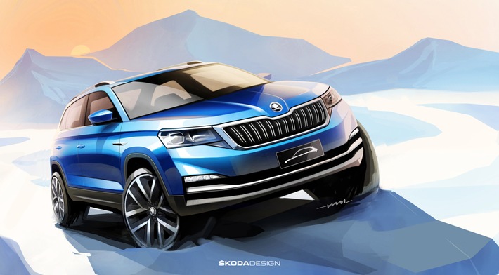 Neuer SKODA für China - erste Skizzen des Mainstream-City-SUV (FOTO)