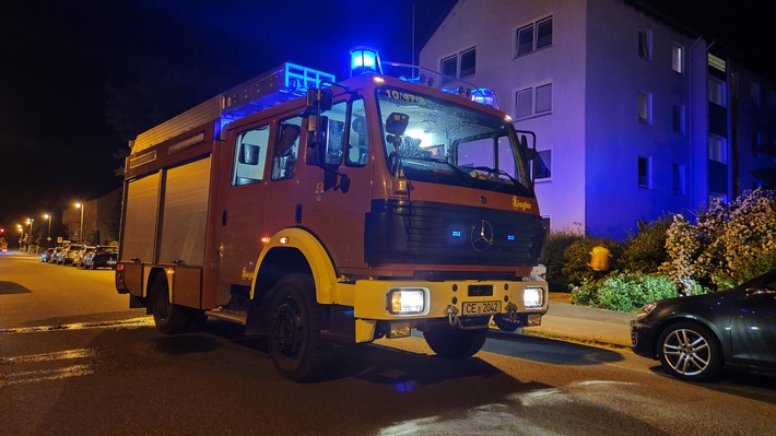FW Celle: Feuer im Keller eines Mehrparteienhauses