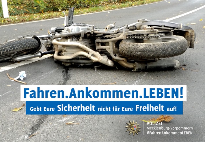 POL-HRO: Start der Kontrollen zu "Fahren.Ankommen.LEBEN!" mit Schwerpunkt "Zweiradfahrer"