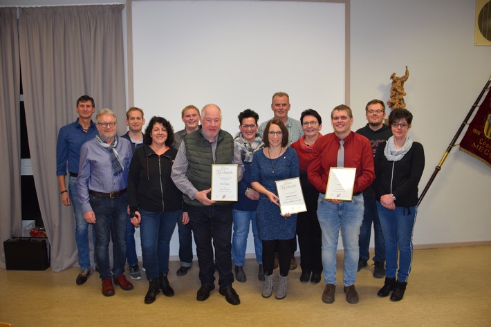 FW-OE: Jahreshauptversammlung des Tambourcorps Meggen der freiwilligen Feuerwehr Lennestadt
