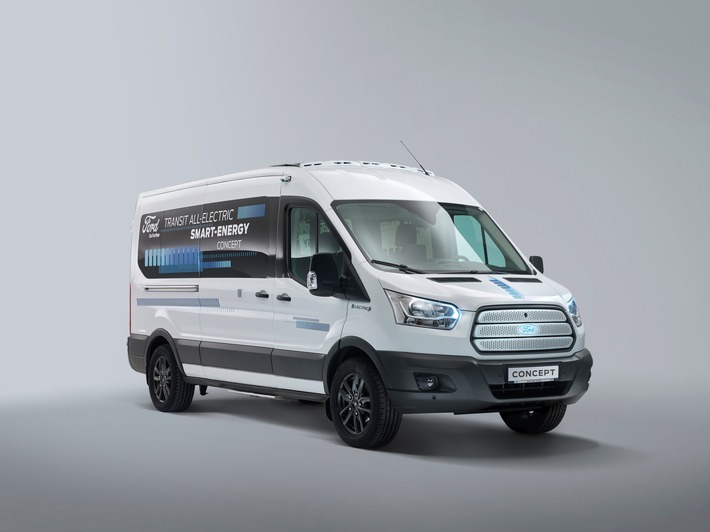  Ford präsentiert digital vernetzte Dienstleistungen und Services für sein elektrifiziertes Nutzfahrzeug-Angebot. Weiterer Text über ots und www.presseportal.de/nr/6955 / Die Verwendung dieses Bildes ist für redaktionelle Zwecke honorarfrei. Veröffentlichung bitte unter Quellenangabe: "obs/Ford-Werke GmbH"