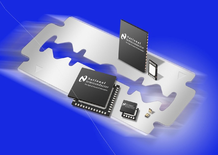 National Semiconductor bringt Chips in weltweit flachstem Chipgehäuse auf den Markt