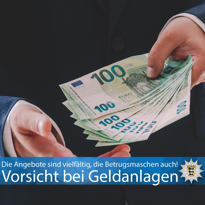 LKA-BW: Landeskriminalamt Baden-Württemberg warnt: Vorsicht bei Geldanlagen