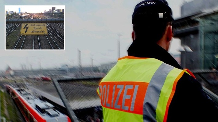Bundespolizeidirektion München: Vorsicht! "Chillen" im Bahnbereich kann lebensgefährlich sein / Münchner Bundespolizei warnt vor "Besetzung" von Brücken