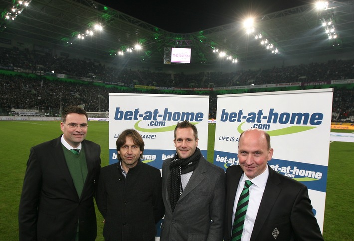 bet-at-home.com neuer Co-Sponsor von Borussia Mönchengladbach