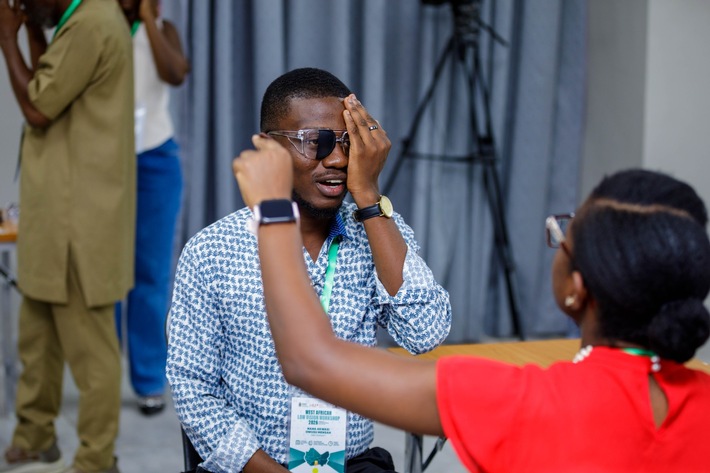 Unterstützung für Sehbehinderte in Ghana