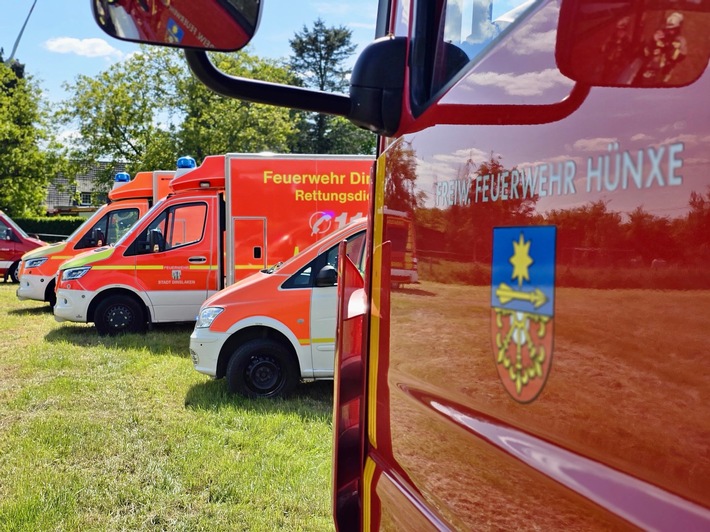 FW Hünxe: Unterstützung für den Rettungsdienst