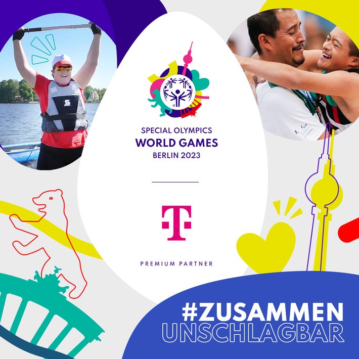Telekom ist Premiumpartner der Special Olympics World Games Berlin 2023