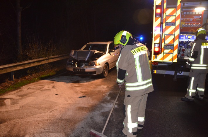 FW-Stolberg: Auffahrunfall nach Wildunfall