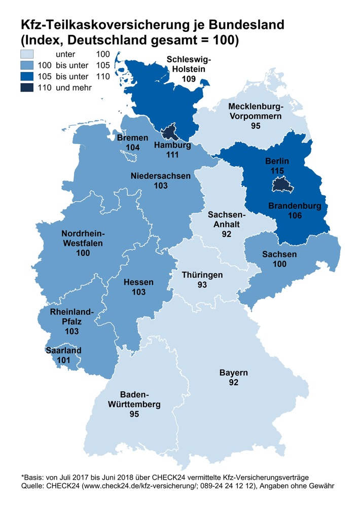 Kfz-Teilkaskoversicherung in Diebstahlhochburgen besonders gefragt