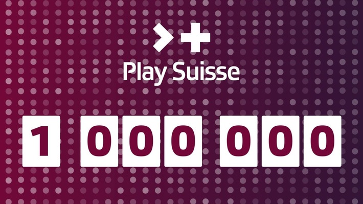 Oltre un milione di persone registrate su Play Suisse