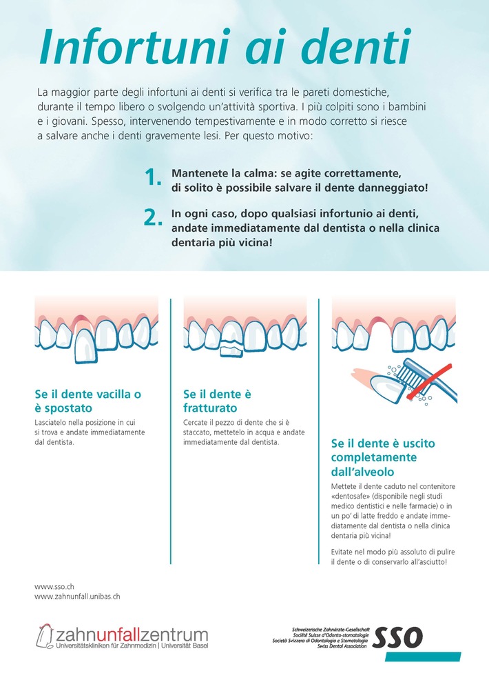 Infortunio ai denti in piscina: che fare? (IMMAGINE)