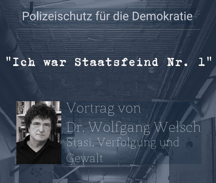 POL-EL: Meppen - Vortrag von Dr. Wolfgang Welsch "Ich war Staatsfeind Nr. 1"