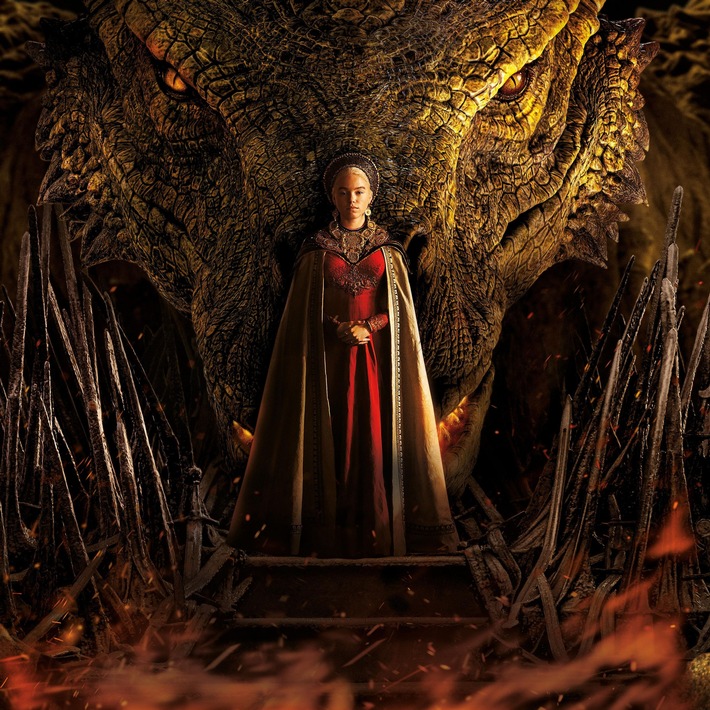 Free-TV-Premiere! ProSieben zeigt das Serienphänomen "House of the Dragon" ab Montag, 8. Januar 2024, in der Prime Time