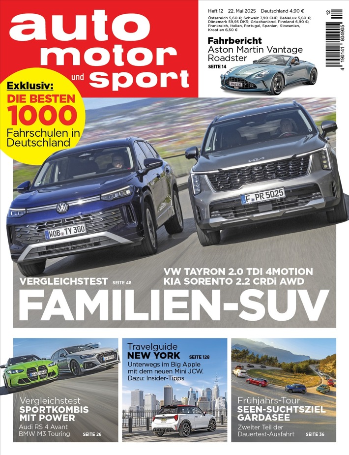 1000 Betriebe erfüllen die strengen Qualitätsanforderungen / TOP Fahrschule 2025: auto motor und sport ermittelt die besten Institute in Deutschland