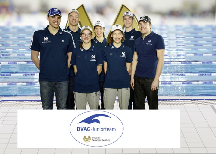 Förderung von jungen Talenten im Schwimmen:
DVAG-Juniorteam begrüßt fünf neue Mitglieder