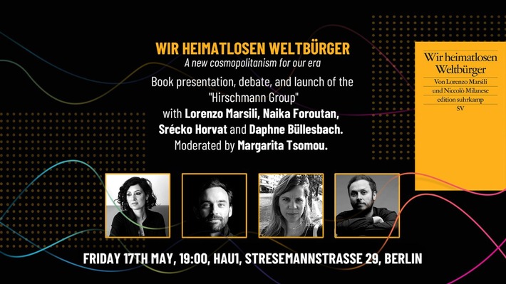 Buchpräsentation: &quot;Wir heimatlosen Weltbürger&quot; Berlin 17.5.2019