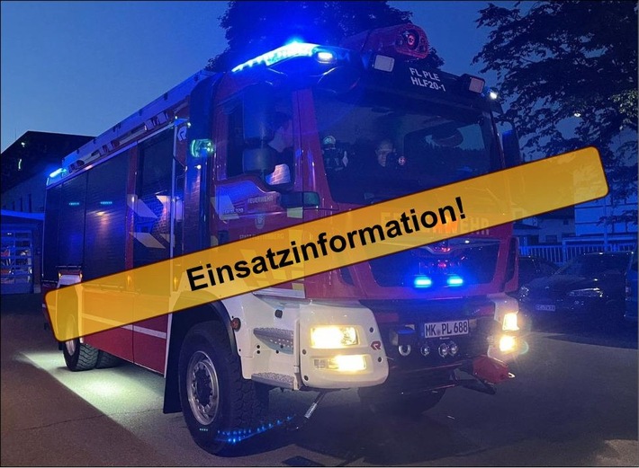 FW-PL: Ortsteil Oesterhammer - Küchenbrand in Mehrfamilienhaus