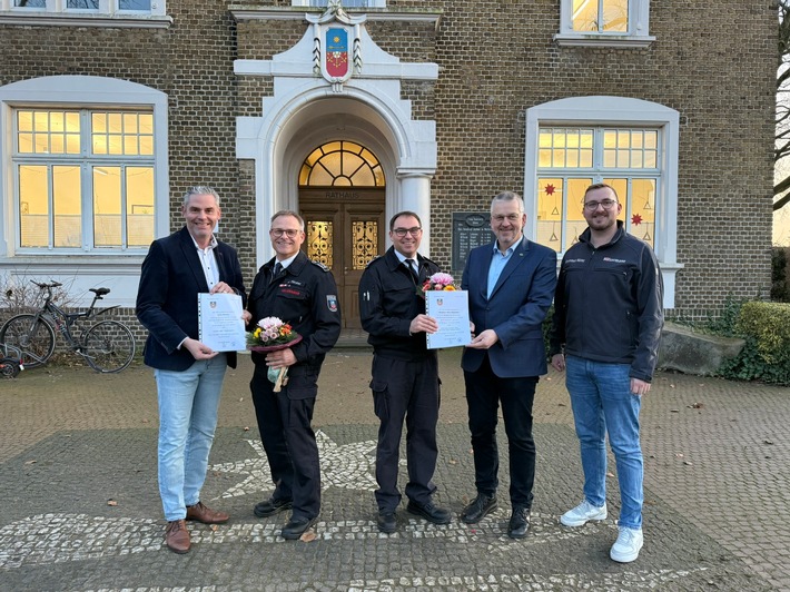 FW Hünxe: Wechsel in der Leitung der Freiwilligen Feuerwehr Hünxe