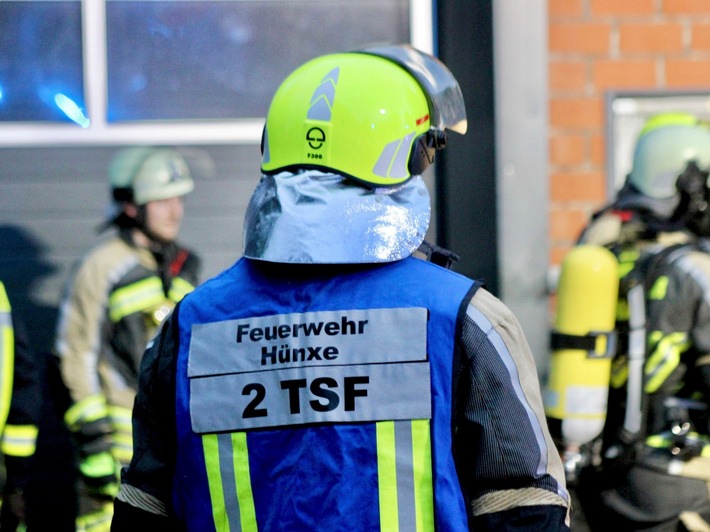 FW Hünxe: Ausgelöste Brandmeldeanlage in Bruckhausen