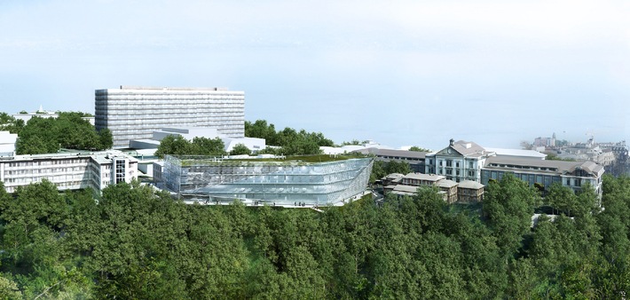 Un bâtiment icône pour marquer le lancement du nouveau Centre suisse du cancer - Lausanne