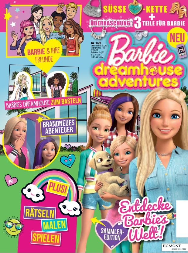 Willkommen in der Traumvilla mit dem Barbie dreamhouse adventures-Magazin