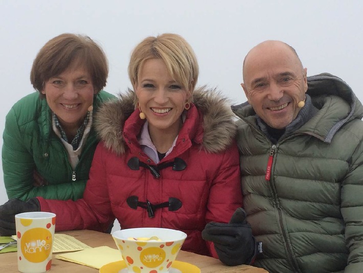 "Volle Kanne"-Frühstückstisch am Wilden Kaiser / Zum Jahresabschluss zwei Ausgaben des ZDF-Vormittagsmagazins aus Ellmau in Tirol (FOTO)