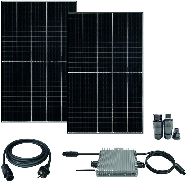 Jetzt exklusiv im Netto Online-Shop: RISEN Solarpanel &amp; JUSKYS Balkonkraftwerk