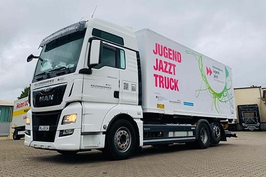 Bundesbegegnung Jugend jazzt on tour: Der Jugend jazzt Truck fährt durch die Bundesländer