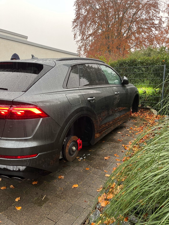 POL-RBK: Rösrath - Vier Räder eines Audi gestohlen