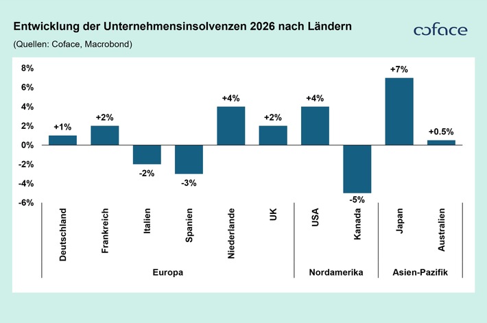 Globale Insolvenzen 2026: Stabilisierung auf dünnem Eis