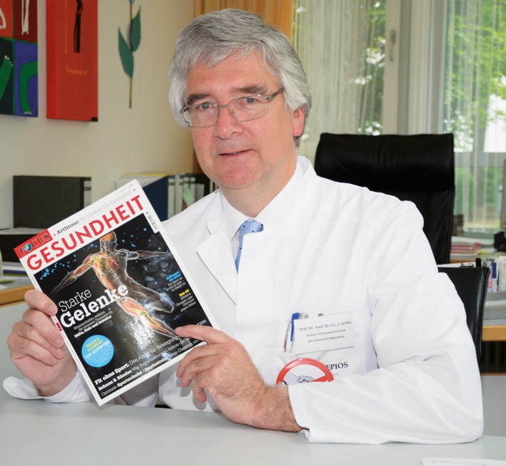 FOCUS-Ärzteliste 2016: Prof. Dr. Dr. Joachim Grifka erneut TOP-Mediziner im Bereich Orthopädie