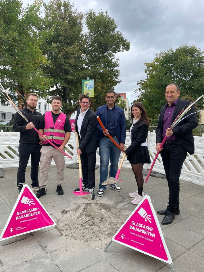 Telekom startet Glasfaserausbau im Europaviertel