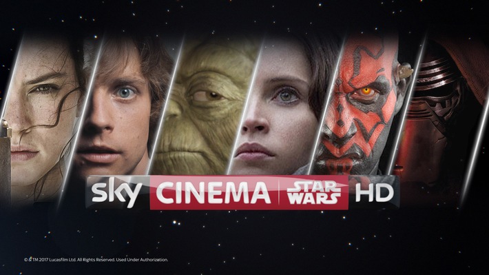 Die Macht ist wieder mit Sky: "Sky Cinema Star Wars  HD" ab Montag