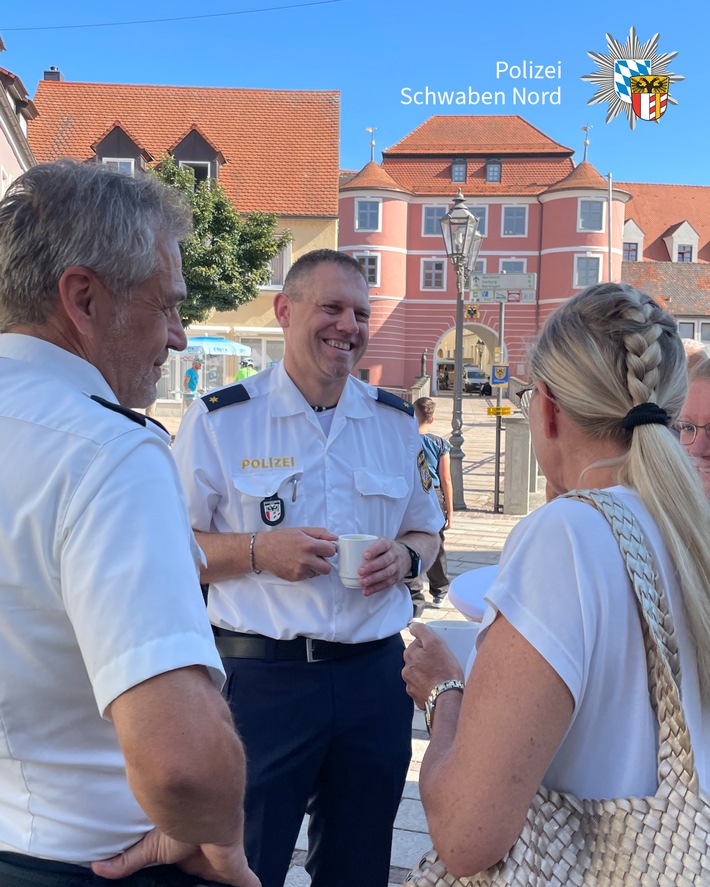 POL Schwaben Nord: "Coffee with a cop" in Donauwörth