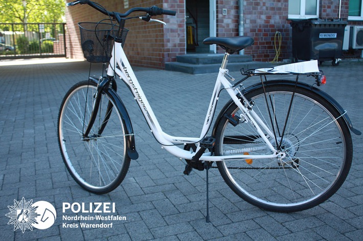 POL-WAF: Warendorf. Fahrrad nach Diebstahl zurückgelassen - Eigentümer gesucht