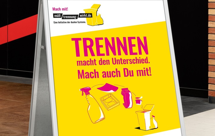 Trennen macht den Unterschied: Kaufland wird Partner der Initiative „Mülltrennung wirkt“