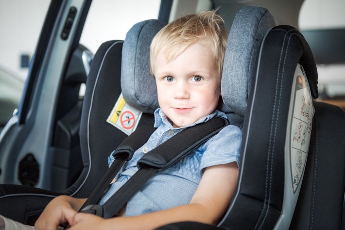 Test TCS de sièges d&#039;enfants: enfant mal attaché, doublement menacé