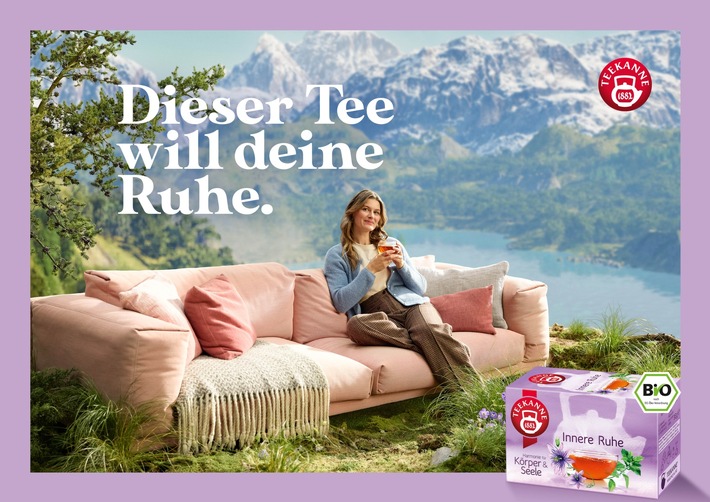 Pressemitteilung: „Alltag off“: Neue TEEKANNE Kampagne zum Bio-Upgrade des Sortiments „Harmonie für Körper & Seele“