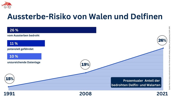 Jede vierte Wal- und Delfinart vom Aussterben bedroht - Pressemitteilung zum Tag des Artenschutzes am 3. März 2024