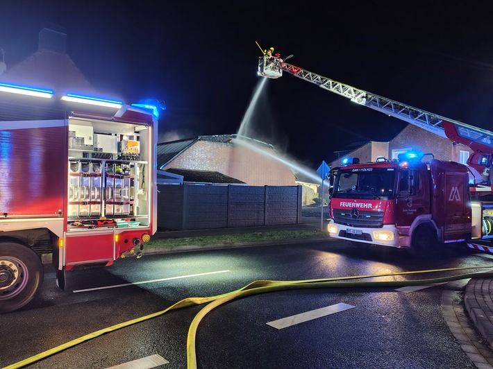 FW Gangelt: Unterstützung bei Großbrand im Selfkant