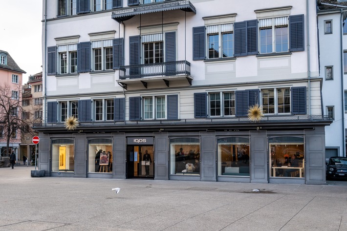 Ouverture de la première boutique suisse IQOS à Zurich