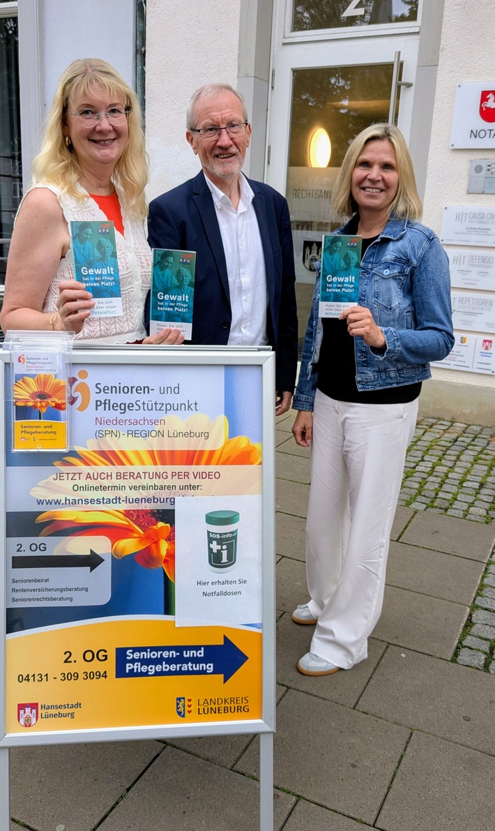 POL-LG: ++ Hilfetelefon & Infomaterial -> Gewalt in der Pflege - Hilfetelefon für niedrigschwellige und vertrauliche Beratungsmöglichkeiten für u.a. Betroffene, Angehörige, Pflegepersonal und "Täter" ..