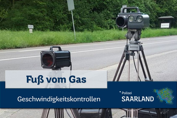 POL-SL: Geschwindigkeitskontrollen im Saarland / Ankündigung der Kontrollörtlichkeiten und -zeiten, 31. KW 2022