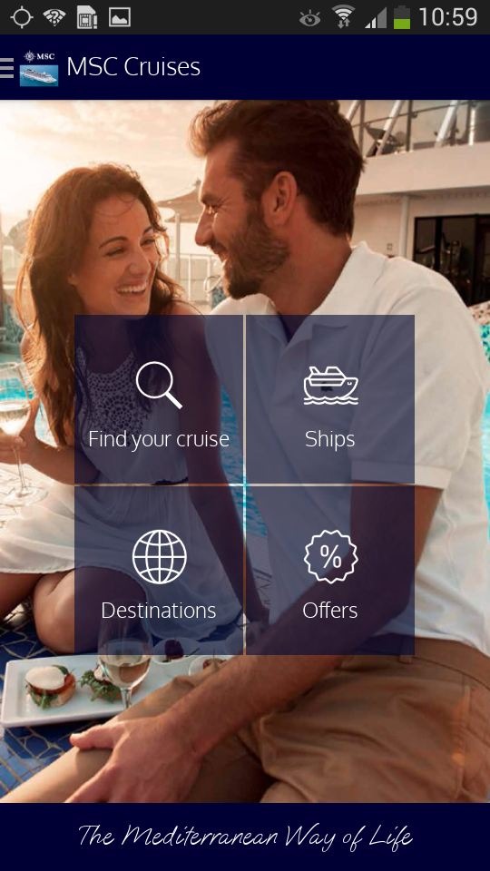 MSC Croisières lance une application / L&#039;application comprend les principales informations sur les itinéraires et les navires (IMAGE)