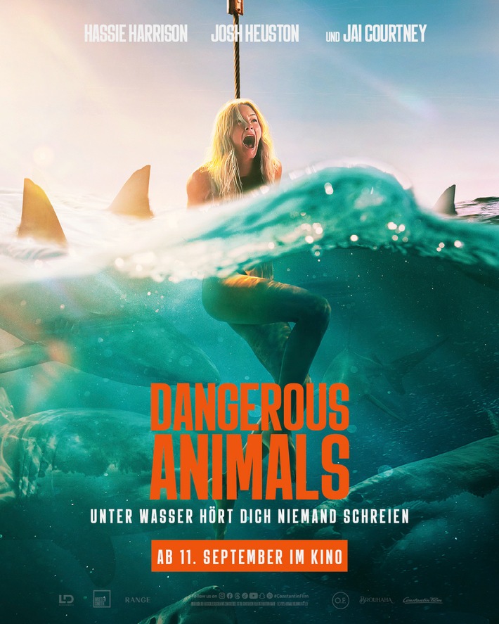 DANGEROUS ANIMALS: ab 11. September 2025 im Kino / Plakat und Trailer jetzt verfügbar