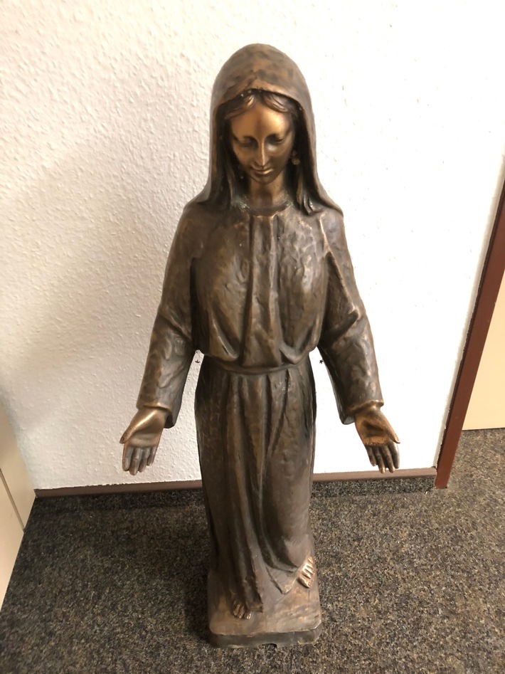 POL-DN: Wem gehört die Madonnen-Statue?