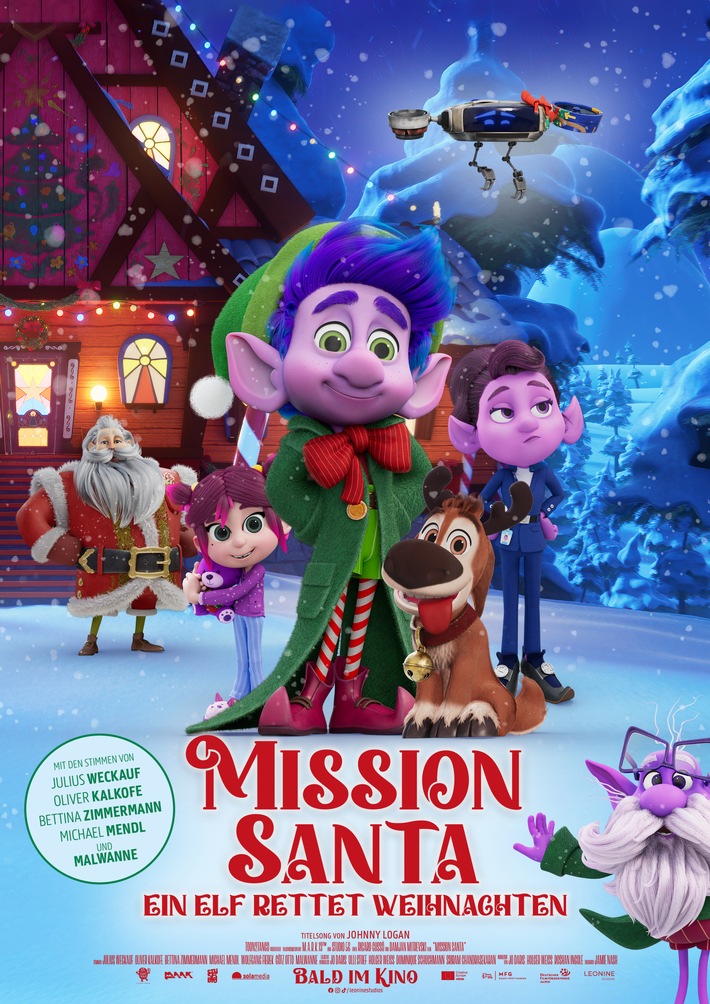 MISSION SANTA - EIN ELF RETTET WEIHNACHTEN / Ab 6. November 2025 im Kino!