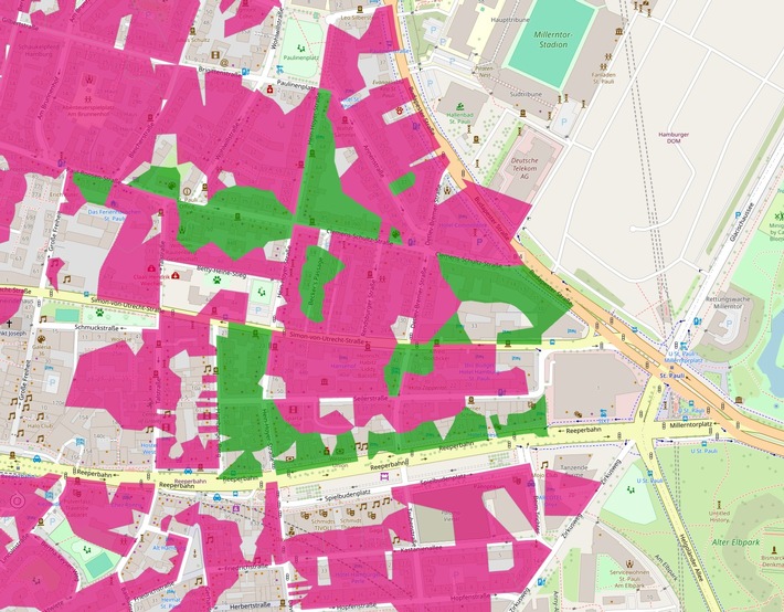 Glasfaserausbau in Hamburg St. Pauli geht weiter