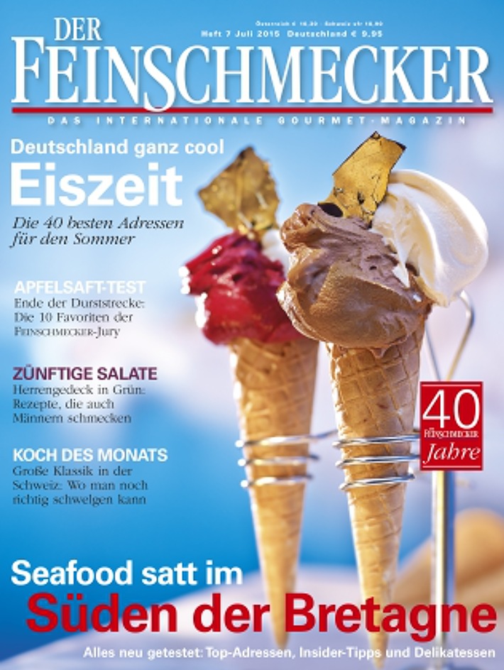 Deutschland ganz cool: DER FEINSCHMECKER empfiehlt die 40 besten Eisdielen